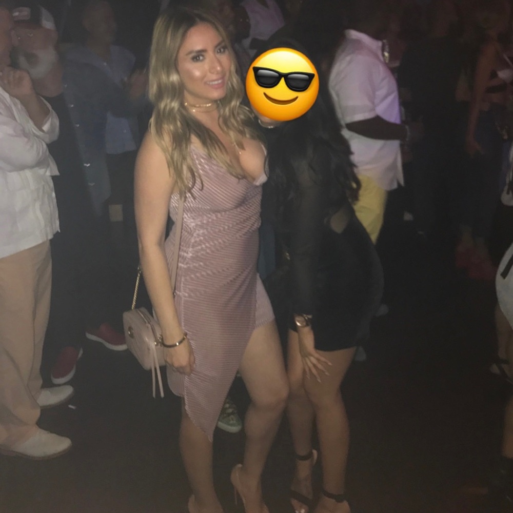 Love Culture asymmetrical ribbed faux velvet dress - Picture 3 of 3